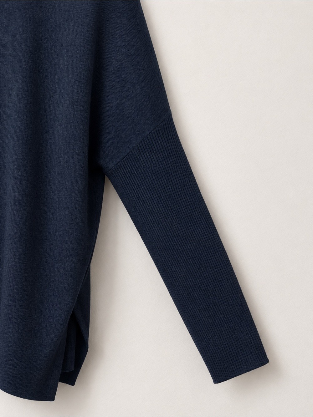 Reiss Navy Oversized Turtleneck Sweater - Picture 6 of 8